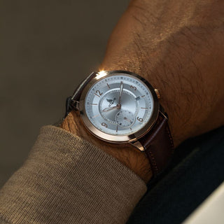 Squint S305A | Silver Dial | Leather Strap